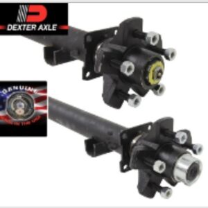 3.5K 5 O N 5" ELEC EZ-LUBE STRT 10X2.25, 2.38 TUBE, UNDERSLUNG,  NO SPRG,  95"HF 80"SC